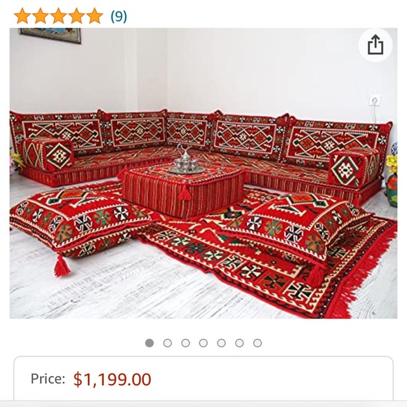 Decorative 2 floor corner pillows - Picture 9 of 9